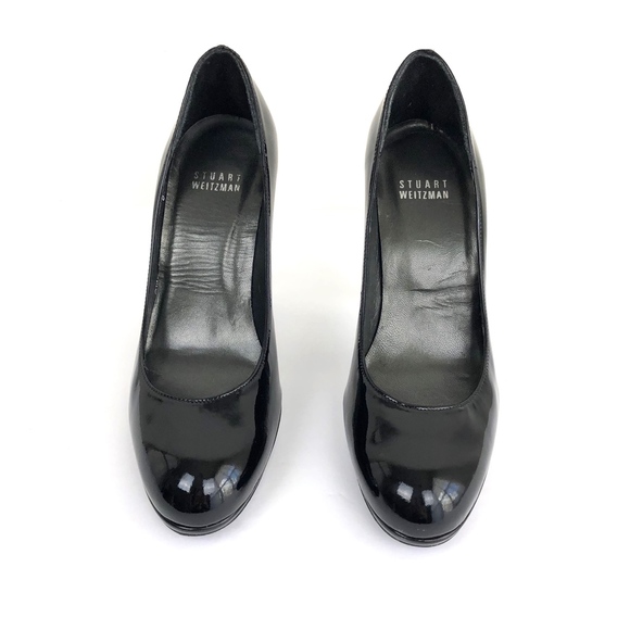 STUART WEITZMAN Black Patent Leather Heels - Picture 2 of 8